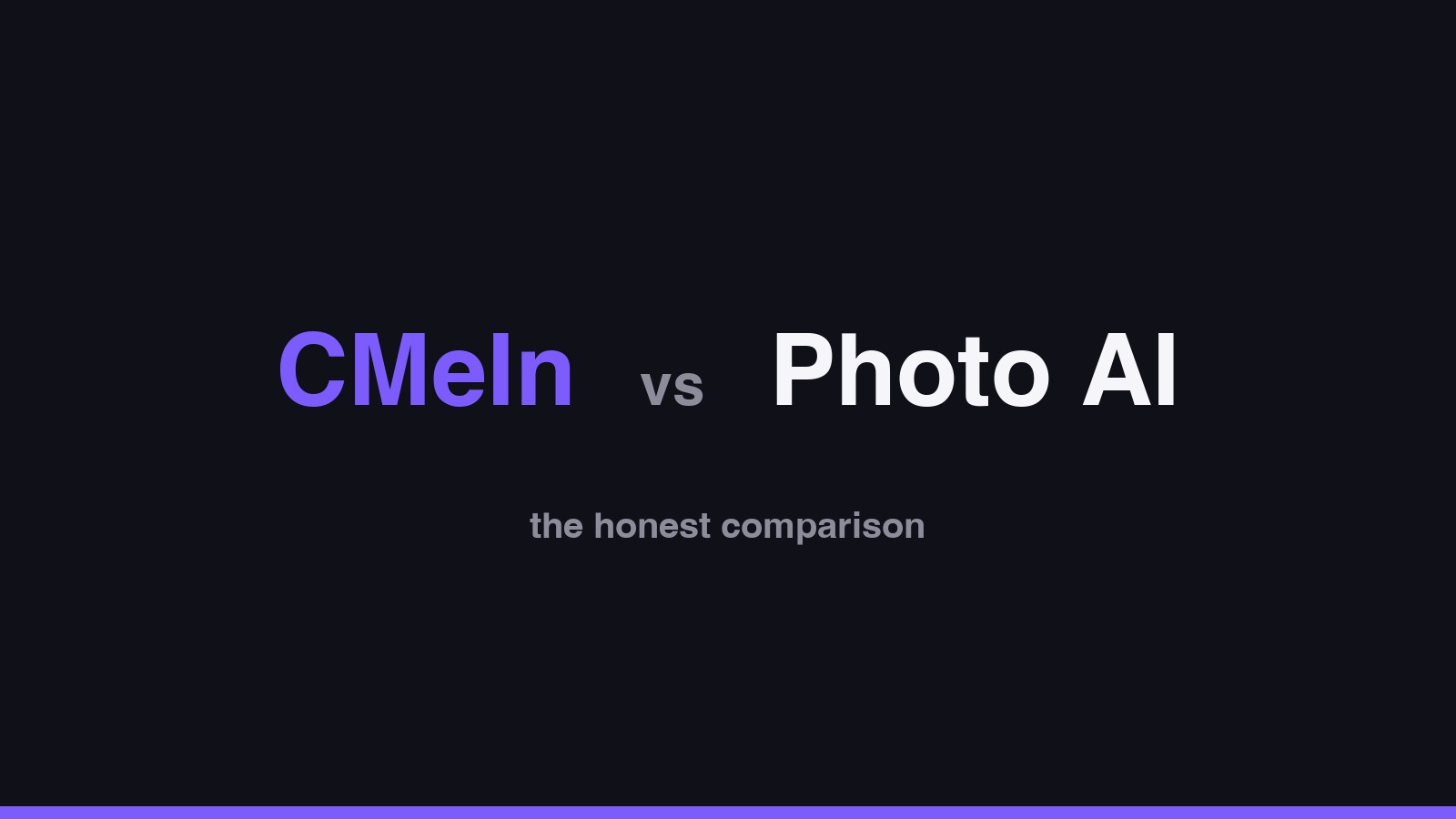 CMeIn vs Photo AI comparison