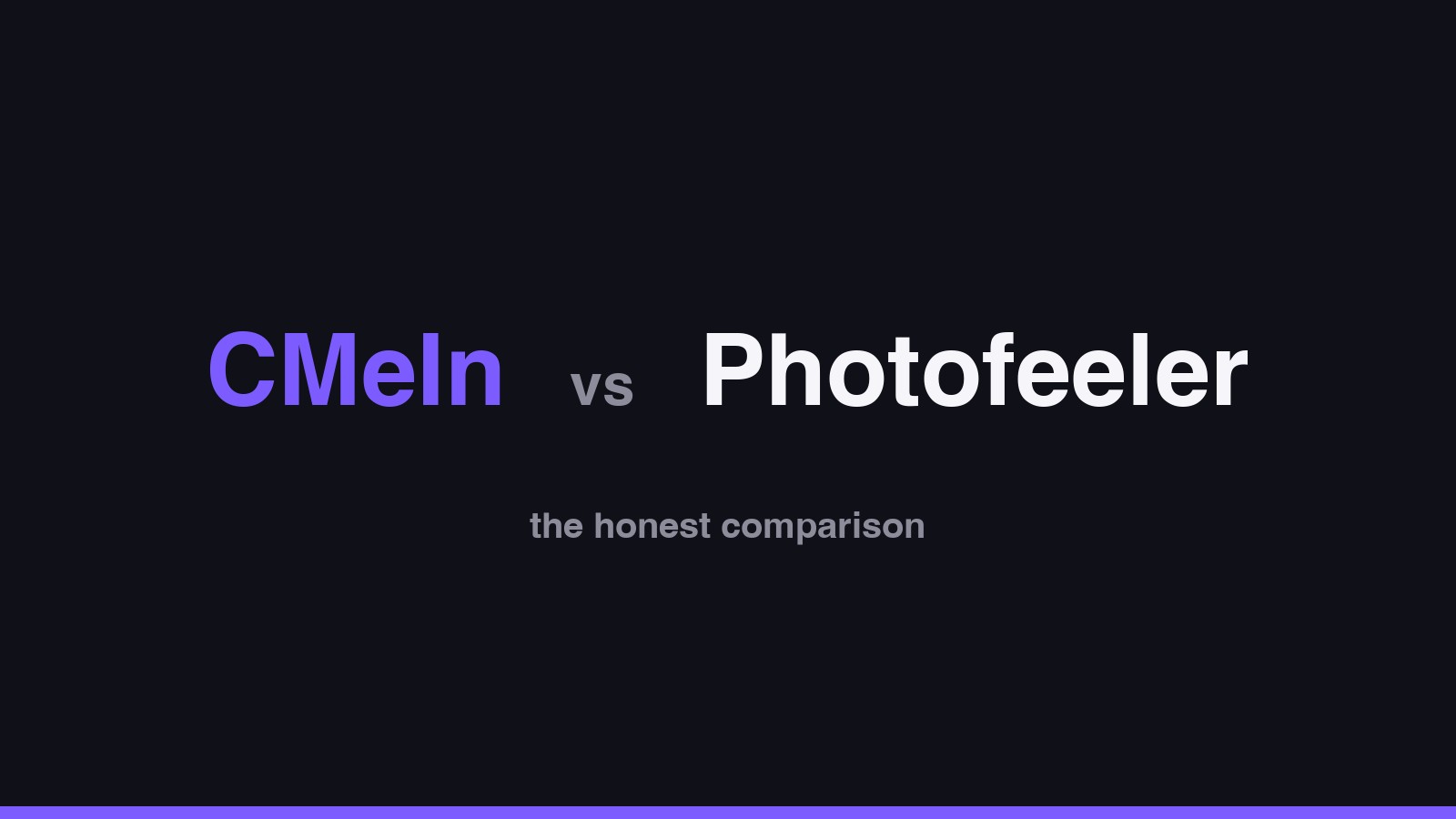 CMeIn vs Photofeeler comparison