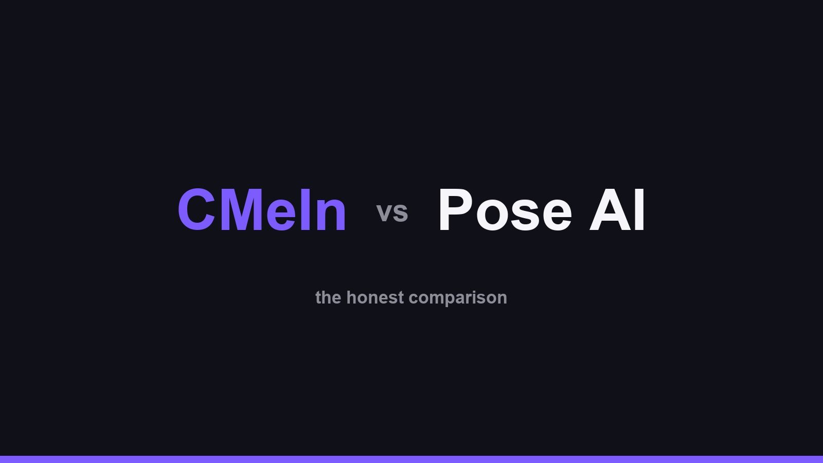 CMeIn vs Pose AI comparison