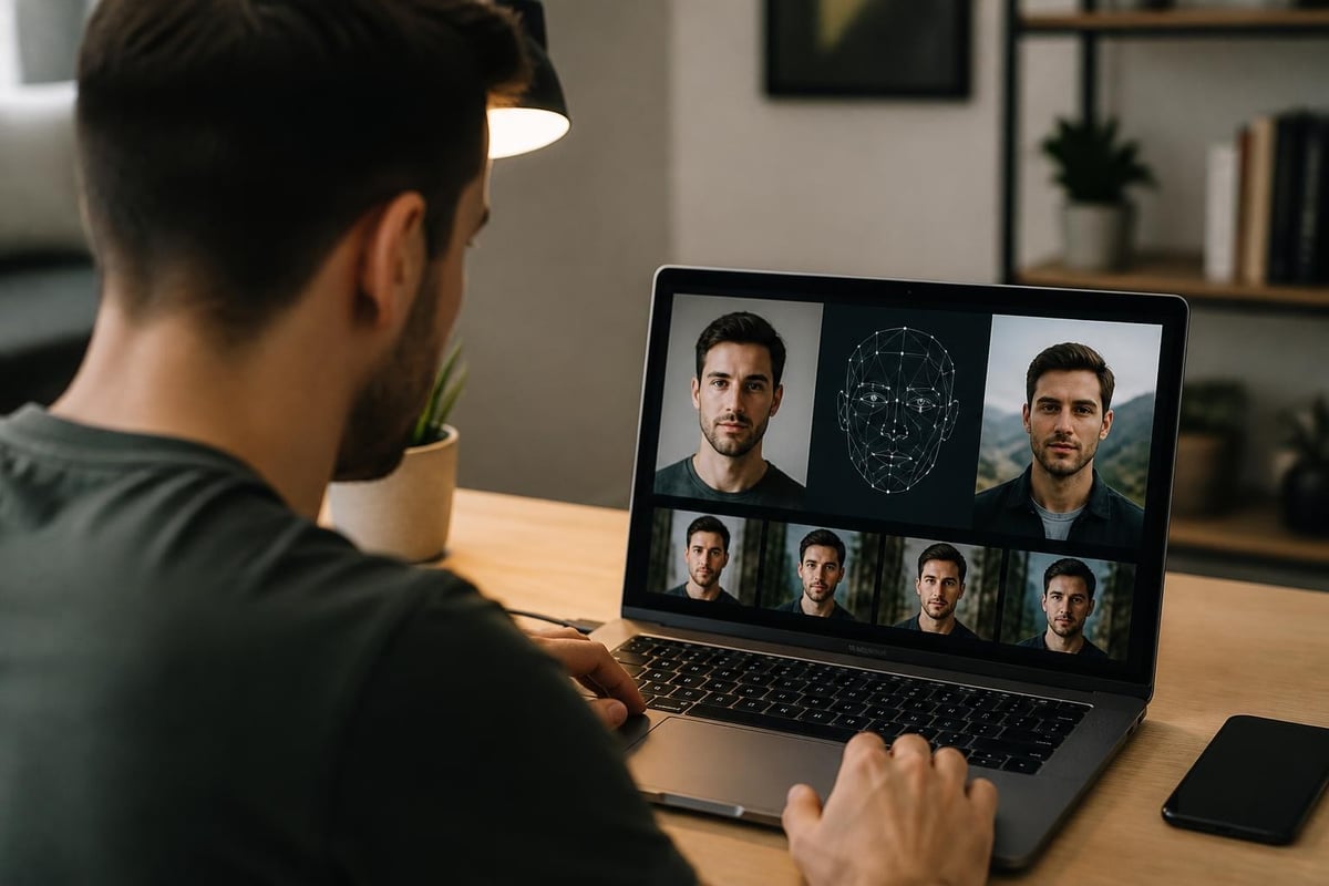 Photo generated AI identity preservation