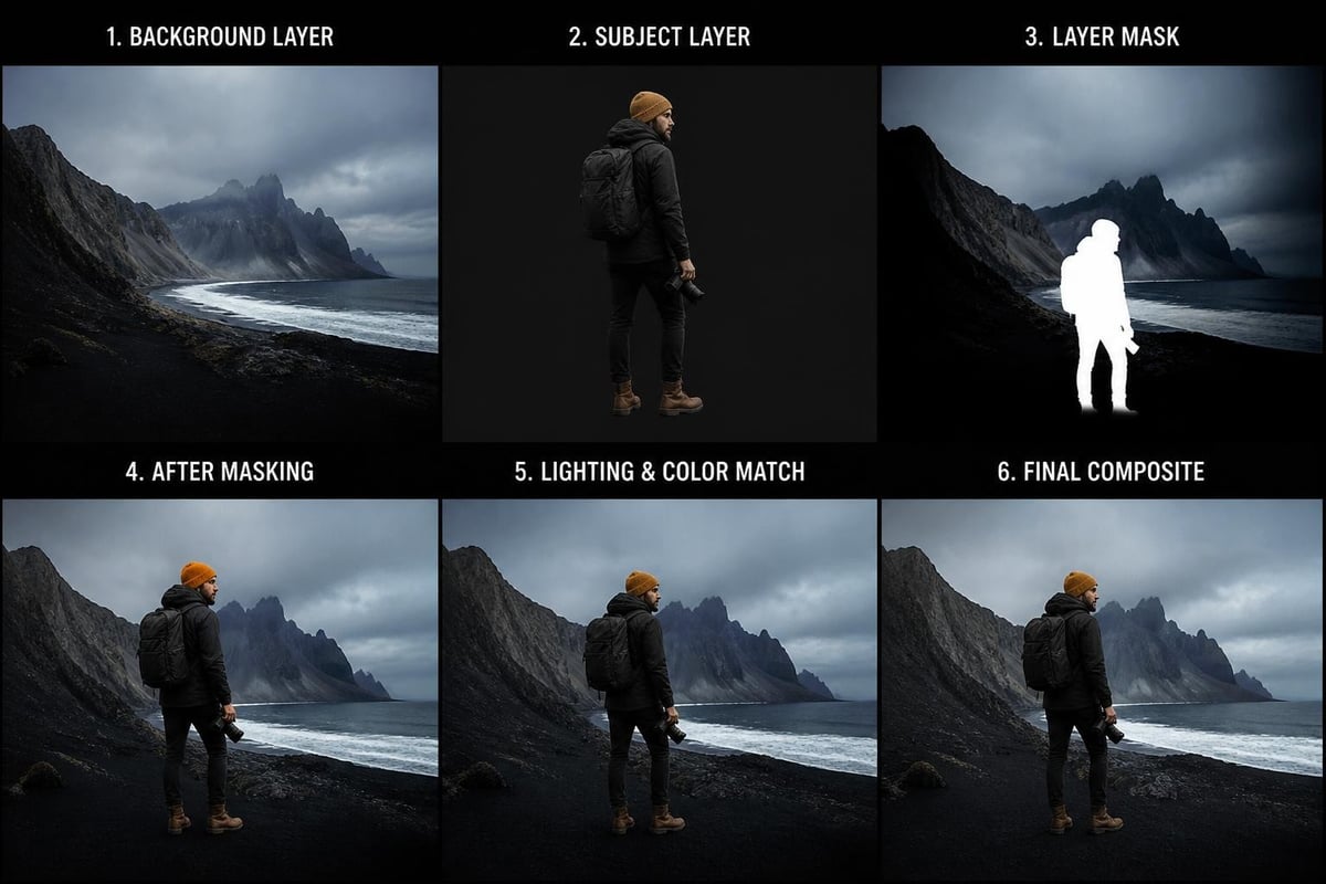 Layer-based photo editing workflow