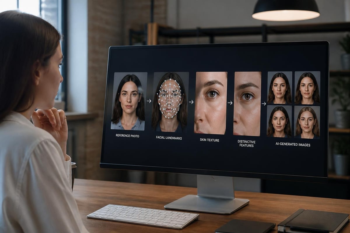 How AI generators preserve facial features