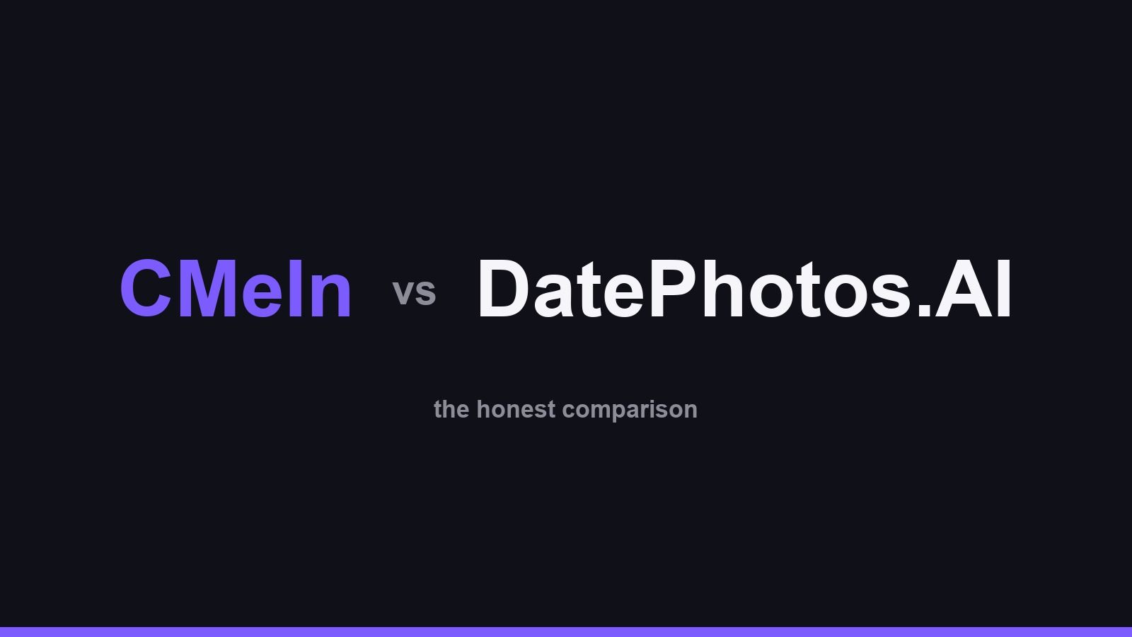 CMeIn vs DatePhotos.AI comparison